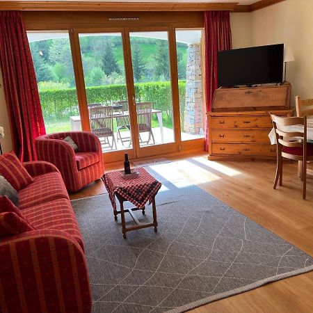 Studio - La Vieze Thermes Park Apartment Val d'Illiez Bagian luar foto