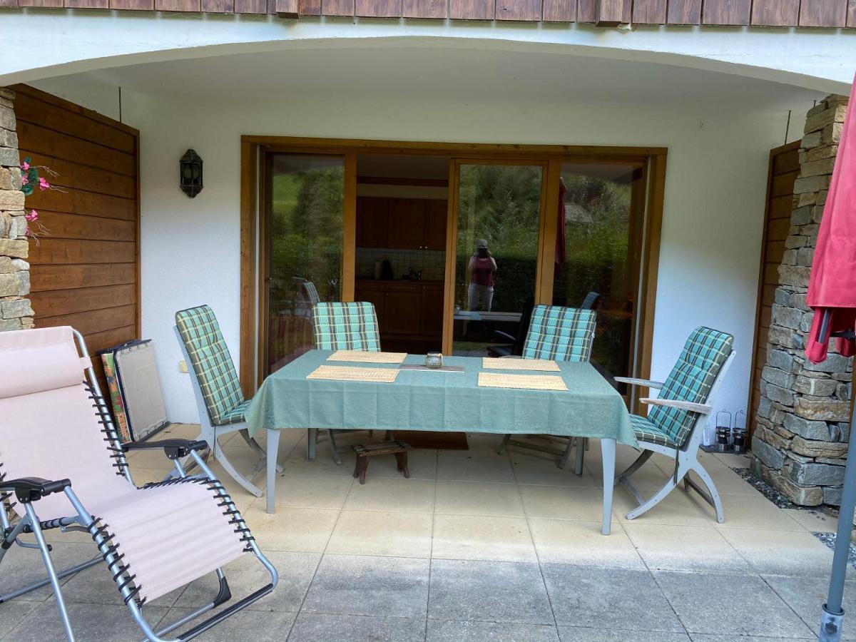 Studio - La Vieze Thermes Park Apartment Val d'Illiez Bagian luar foto