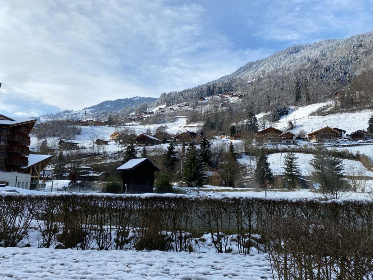 Studio - La Vieze Thermes Park Apartment Val d'Illiez Bagian luar foto