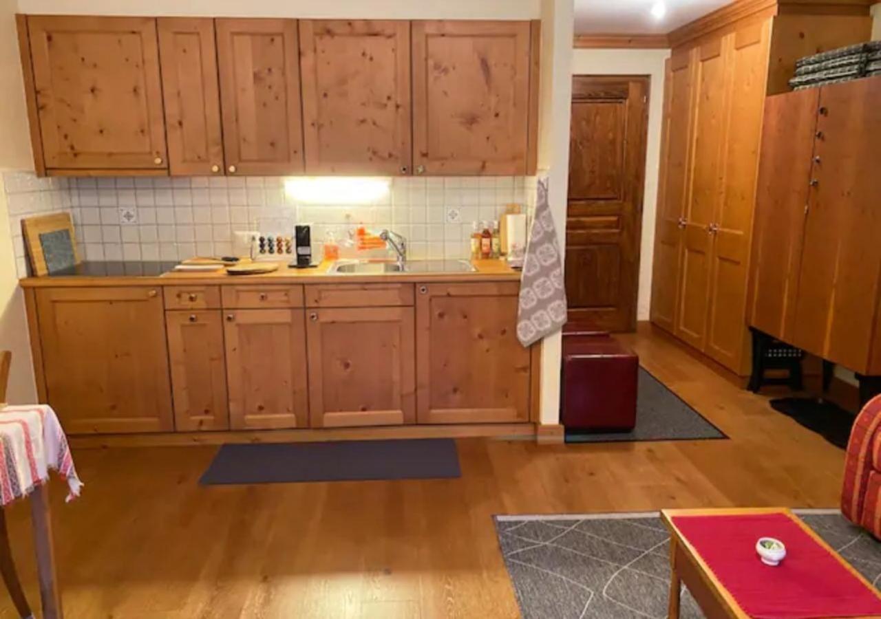Studio - La Vieze Thermes Park Apartment Val d'Illiez Bagian luar foto