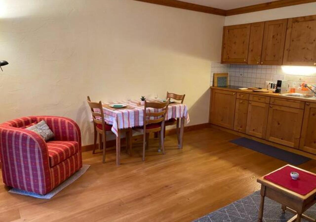Studio - La Vieze Thermes Park Apartment Val d'Illiez Bagian luar foto