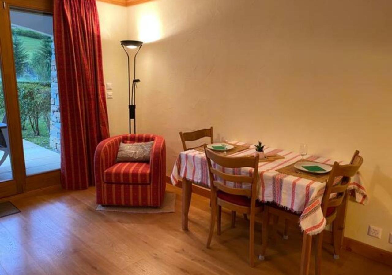 Studio - La Vieze Thermes Park Apartment Val d'Illiez Bagian luar foto
